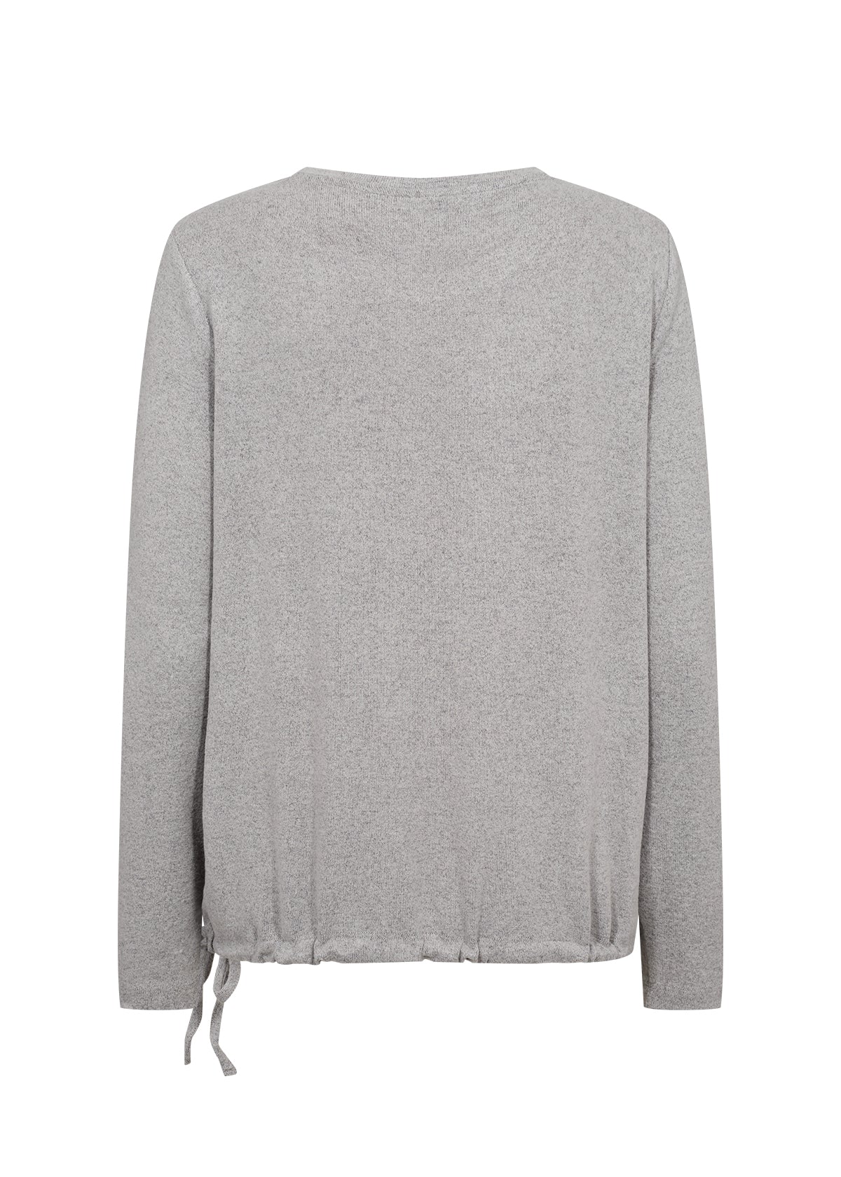 Soyaconcept BIARA Grey Tie Hem Long Sleeved Top