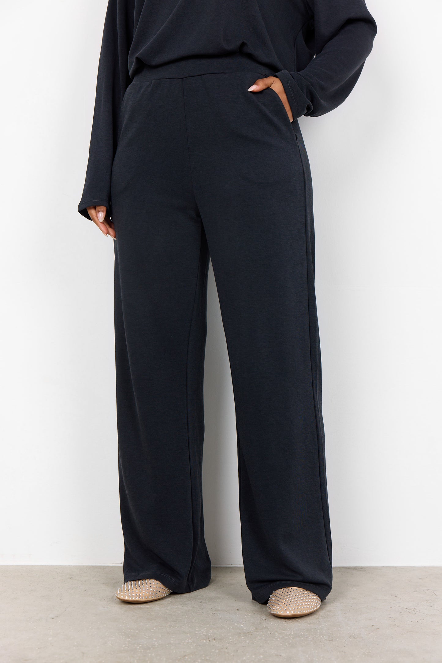 Grey Soyaconcept Felucca Bottoms/Trousers/Joggers