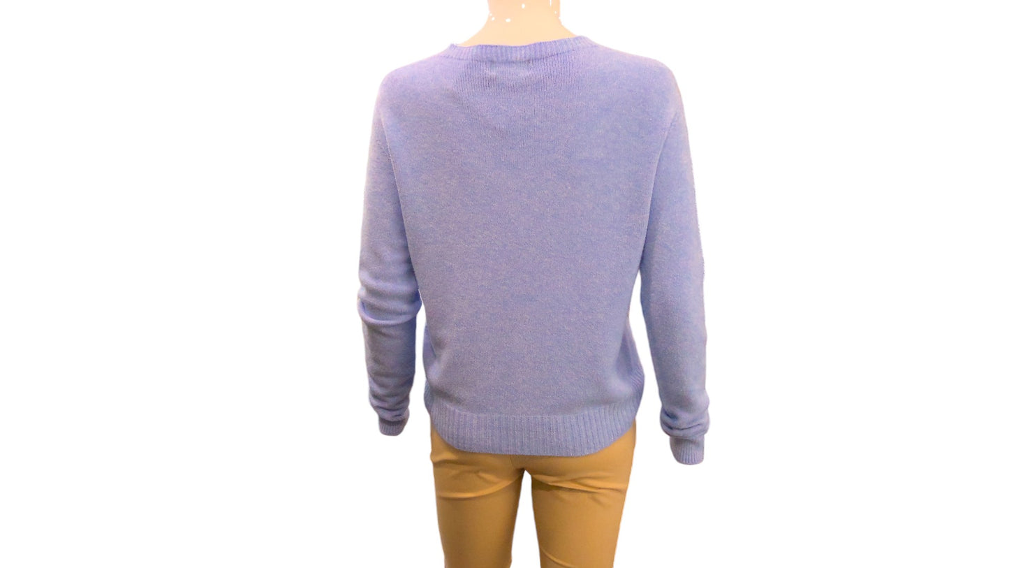 KAY Pastel Blue Crew Neck Jumper