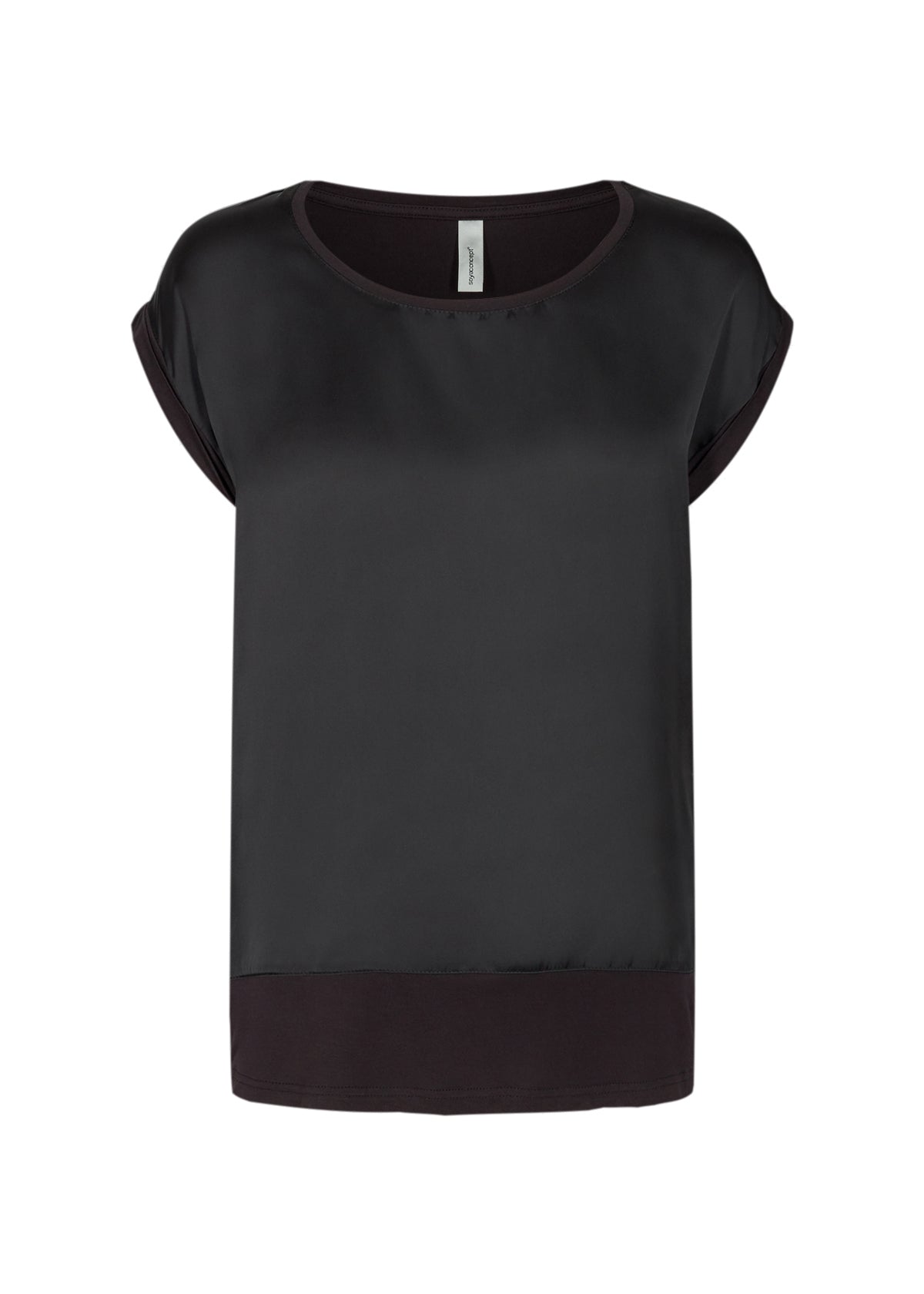 Soyaconcept THILDE Black Short Sleeved T-Shirt