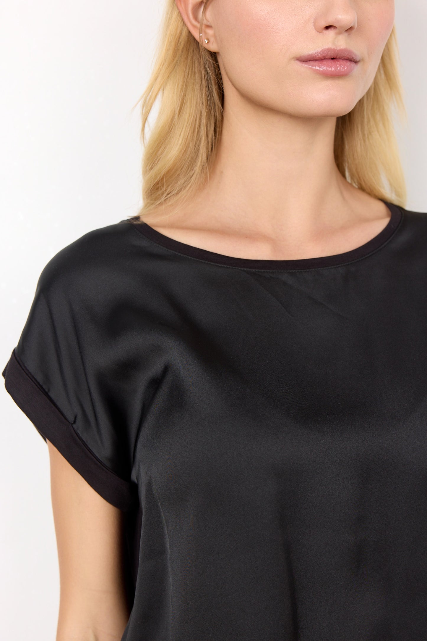 Soyaconcept THILDE Black Short Sleeved T-Shirt