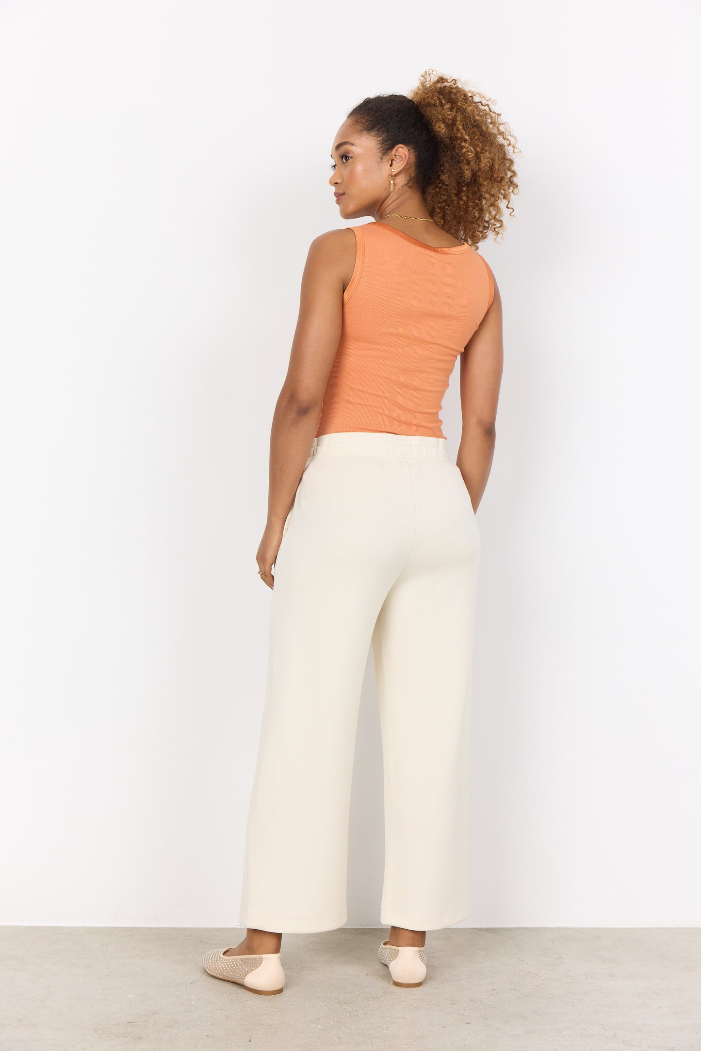 Soyaconcept BANU Tracksuit Bottoms / Pants, Cream