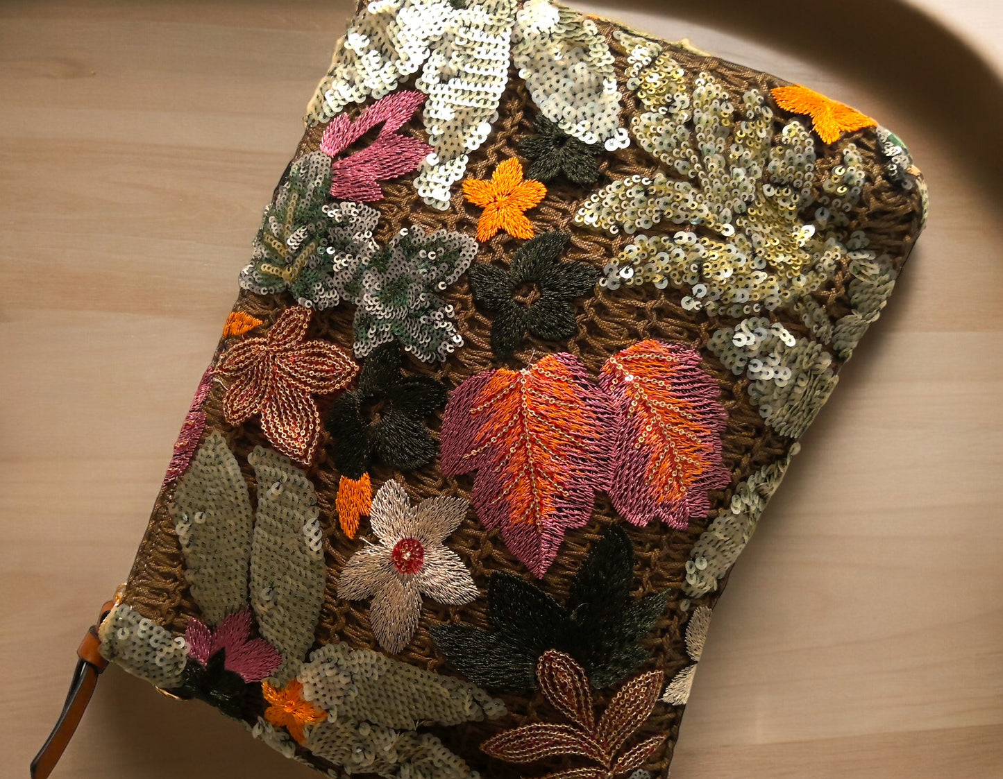 FOREST Green Sequin Bag