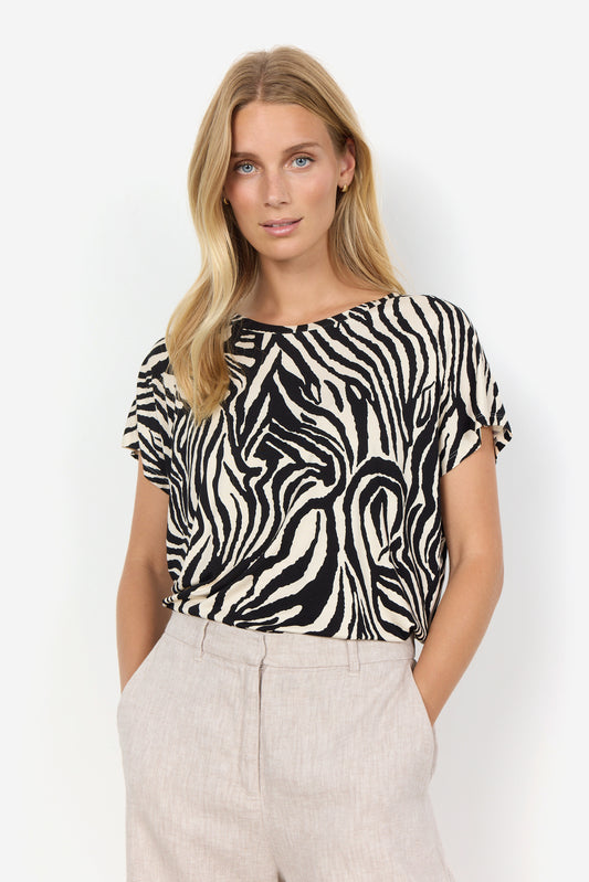 Soyaconcept MARICA Zebra Print T-Shirt