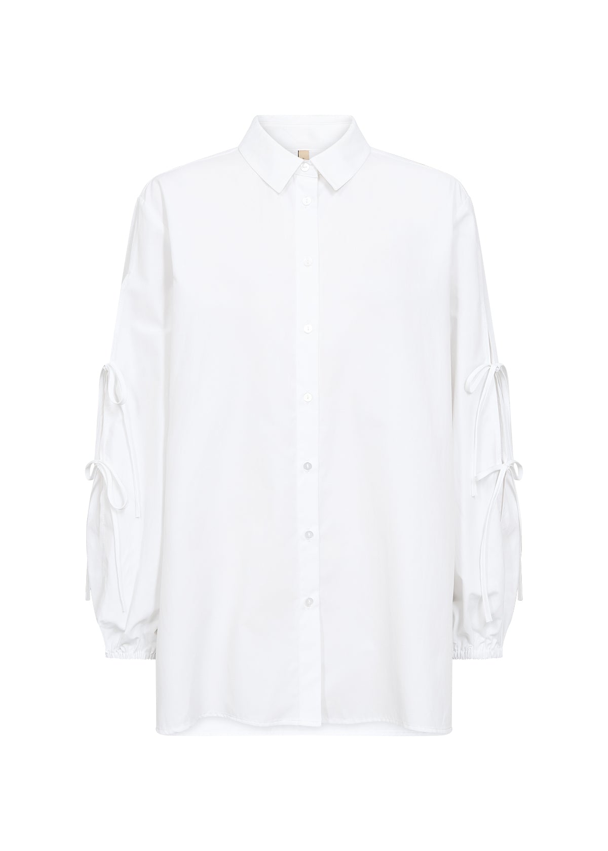 Soyaconcept Netti White Tie Sleeve Shirt