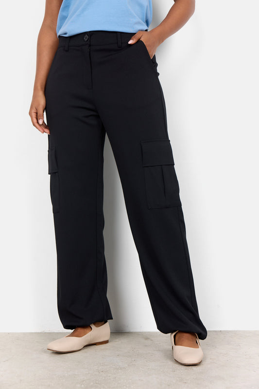 Soyaconcept SIHAM Black Combat Trousers