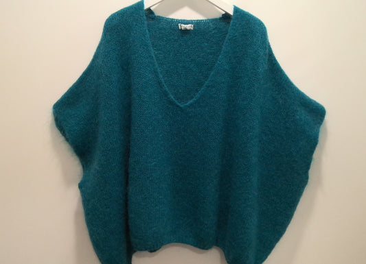 ELLA Turquoise Mohair Mix Tanktop