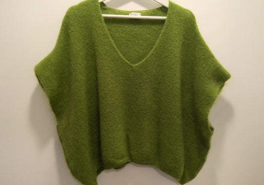 ELLA Forest Green Mohair Mix Tanktop