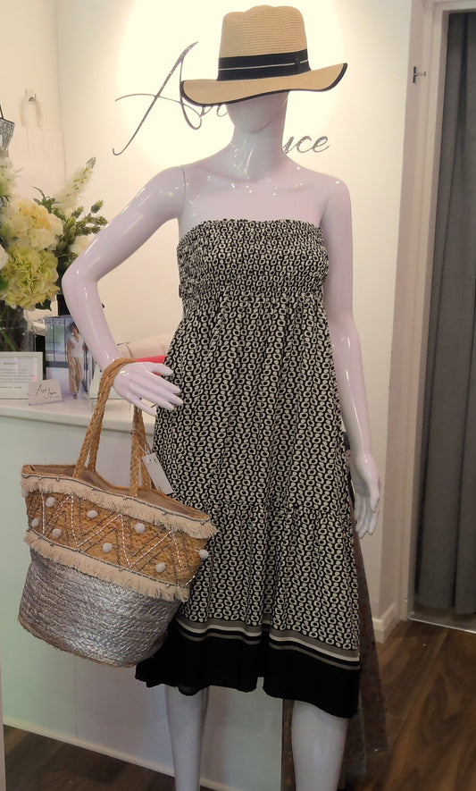DREAMS Black Circle  Dress / Skirt