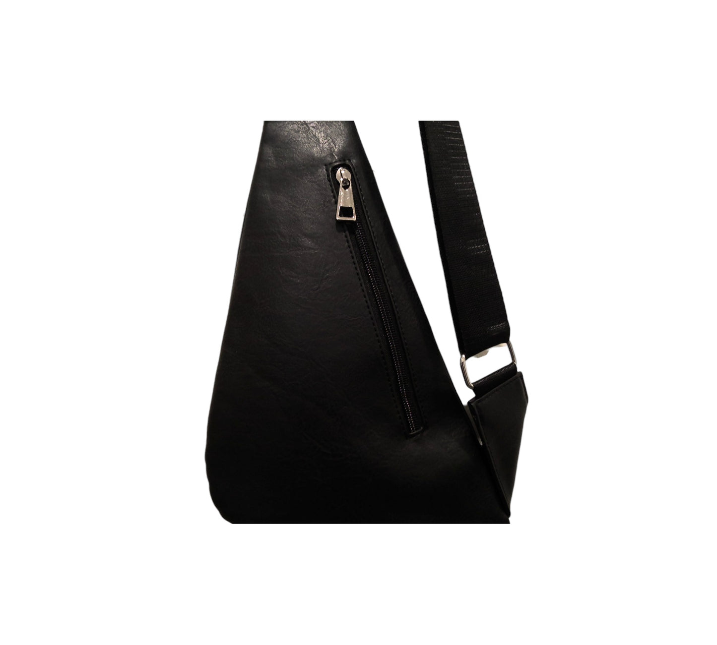 KITE Black Faux Leather sling bag