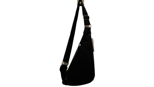 KITE Black Faux Leather sling bag